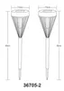 GLOBO 36705-2 Solarleuchte Kunststoff schwarz matt, 6x LED Produktbild-Vorschau 5
