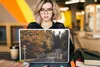 MuchoWow® Laptop Aufkleber Sticker Cover Bäume - Straße - Produktbild-Vorschau 5