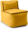 A yellow beanbag chair is shown against a white background. Voir les images du produit