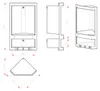 Gedy JUNIOR Eckregal 2-Fach, 189x385x139 mm, Thermoplast, Produktbild-Vorschau 2