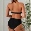 Bikini Set Damen M 38 - Cup B/C - High Waist Badehose - Produktbild-Vorschau 5