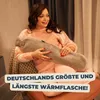 XXL Wärmflasche Lang & Groß 3,5 Liter mit Bezug - Flauschig Produktbild-Vorschau 5