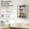 K-Möbel Vetrina sospesa in rovere Sonoma (80x60x25 cm) con Anteprima dell’immagine prodotto 2