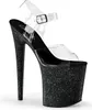 FLAMINGO-808MG Damen Sandale von Pleaser, Transparent EU Produktbild-Vorschau 1
