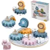 Viga Toys - Viga PolarB Holzzahnräder mit Tieren Produktbild-Vorschau 9