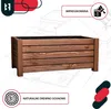KOTARBAU® Donica Skrzynka Drewniana 60 x 33 x 25 cm Podgląd zdjęcia produktu 5