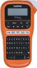 An orange Brother PT-E110VP label maker is shown against a white background. Produktbild-Vorschau