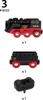 BRIO Battery-Operated Steaming Train, Model vlaku, 0,3 rok Náhľad obrázku produktu 6