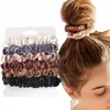 Zestaw 6 Gumek Do Włosów Satynowe Scrunchies Mocne Gumki Podgląd zdjęcia produktu 10
