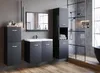 Armadietti per il bagno MIKSA - nero grafite 1 Anteprima dell’immagine prodotto 1