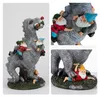 Figurine de jardin Relaxdays, dinosaure dévorant des nains Voir les images du produit 3