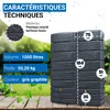 4rain SLIM STONE DÉCOR Réservoir Mural Ensemble 1000 L, Voir les images du produit 3