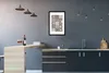 MuchoWow® Gerahmtes Poster Muster - Vintage - Braun - Produktbild-Vorschau 2