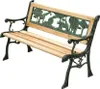 Banc de jardin MINI JUMANJI, metal/bois, petit, 82 x 39 x Voir les images du produit 1
