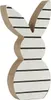Wielkanocny drewniany królik WHITE BUNNY 14 cm biały Podgląd zdjęcia produktu 2
