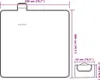Diagram showing the dimensions of a product and its carrying case. Produktbild-Vorschau