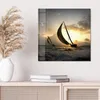 DEQORI Glasbild Echtglas 50x50 cm 'Segel im Sonnenlicht' Produktbild-Vorschau 4