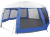 vidaXL Tenda da piscina con telo rimovibile Pareti in rete Anteprima dell’immagine prodotto 7