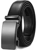 Herren Gürtel Ohne Schnalle Automatik Leder 35mm Schwarz Produktbild-Vorschau 6