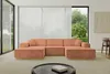ALTDECOR Ecksofa in U-Form IREA-U1-v2 301x165x80 cm Apricot Produktbild-Vorschau 1