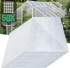 Jayseuw 14x polycarbonate alvéolaire 4mm 50x serre en acier Voir les images du produit 9