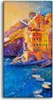 Dekor Leinwand Uhr Wandbilder 30x60 Gemälde Abstrakte Küste Produktbild-Vorschau 1