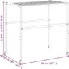 vidaXL Sušák na prádlo 83x(50-55)x(40-85) cm Hliník Náhled obrázku produktu 8