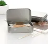 12 prázdných, obdélníkových kovových plechovek s víčky na Náhled obrázku produktu 2