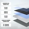 Fotovoltaický solární panel, 100 W, monokrystalický, 77 cm Náhled obrázku produktu 12