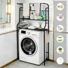 WC Regal über Waschmaschine Toilette Mit Handtuchstange Produktbild-Vorschau 4