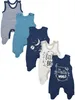 TupTam Baby Unisex Strampler mit Aufdruck Spruch 5er Pack, Produktbild-Vorschau 9