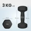 SONGMICS Hexagon Kurzhanteln 2er Set, Gusseisen Produktbild-Vorschau 8
