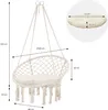 ML-Design Hängesessel Beige mit Gestell 208 cm, Hängestuhl Produktbild-Vorschau 9