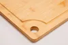 Schneidebrett mit Griffloch und Saftrille, Bambus, 40x30 cm Produktbild-Vorschau 2