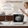 AIRMSEN Mini vaatwasser, vrijstaand model, vaatwasser met Productafbeelding-voorbeeld 3