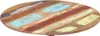 A round tabletop made of reclaimed wood with various colored planks. Anteprima dell’immagine prodotto