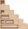 Scaffale a gradini 150 cm - grezzo (senza vernice) Anteprima dell’immagine prodotto 3