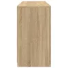 Sideboard mit LED-Leuchten Sonoma-Eiche 123x37x67 cm Produktbild-Vorschau 7