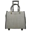 Damen Laptop Aktentrolley Tasche Groß Schwarz-Weiß Bowatex Produktbild-Vorschau 8