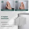 COSTWAY Mülleimer Küche, 60L Mülltrennsystem 2 Fächer, Produktbild-Vorschau 5