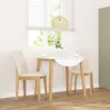vidaXL Chaises de salle à manger avec coussins 2 pcs. Bois Voir les images du produit 2