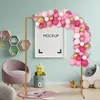 Svatební oblouk Rose Arch Stand se základnami, snadná Náhled obrázku produktu 4