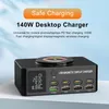 Ladestation fuer mehrere Geraete, 140 W, 8-Ports, Produktbild-Vorschau 3