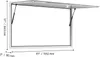 VEVOR Imbissfenster (1524 x 915 mm), Servicefenster mit Produktbild-Vorschau 8