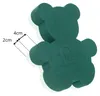 Nass Steckschaum Teddybär 25x21x6cm auf Hartschaumunterlage Produktbild-Vorschau 9