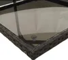 13-tlg. Garten-Essgruppe mit Kissen Schwarz Poly Rattan Produktbild-Vorschau 8