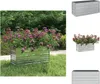 vidaXL Vyvýšený zahradní záhon 100x40x45 cm Pozinkovaná Náhled obrázku produktu 1