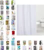 SANILO® Duschvorhang Weiß 180 x 200 cm Produktbild-Vorschau 1