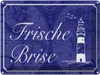 vianmo Blechschild 30x40 cm Frische Brise Meer Leuchtturm Produktbild-Vorschau 1