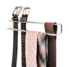 A chrome tie and belt rack holding several belts and ties. Produktbild-Vorschau